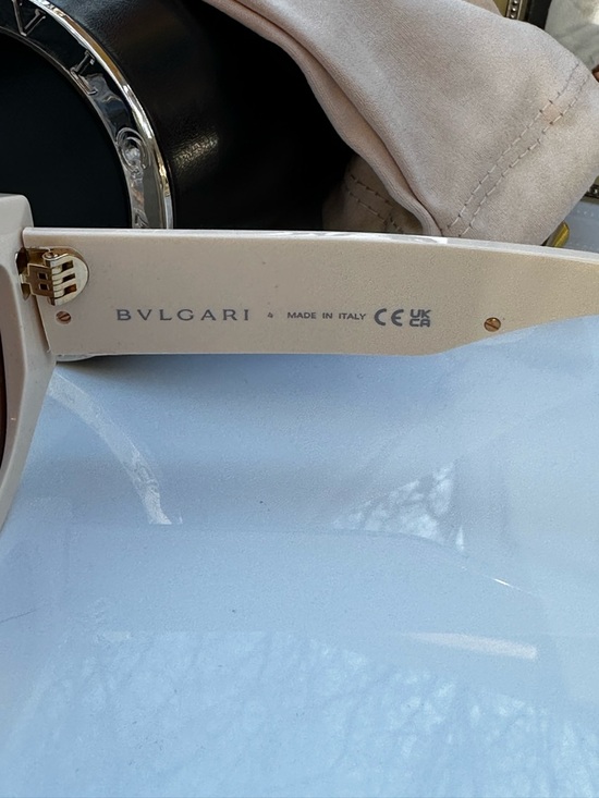 Bvlgari Roma Sunglasses BV40037F Ivory Cream w/ Case & COA Italy - Picture 10 of 11